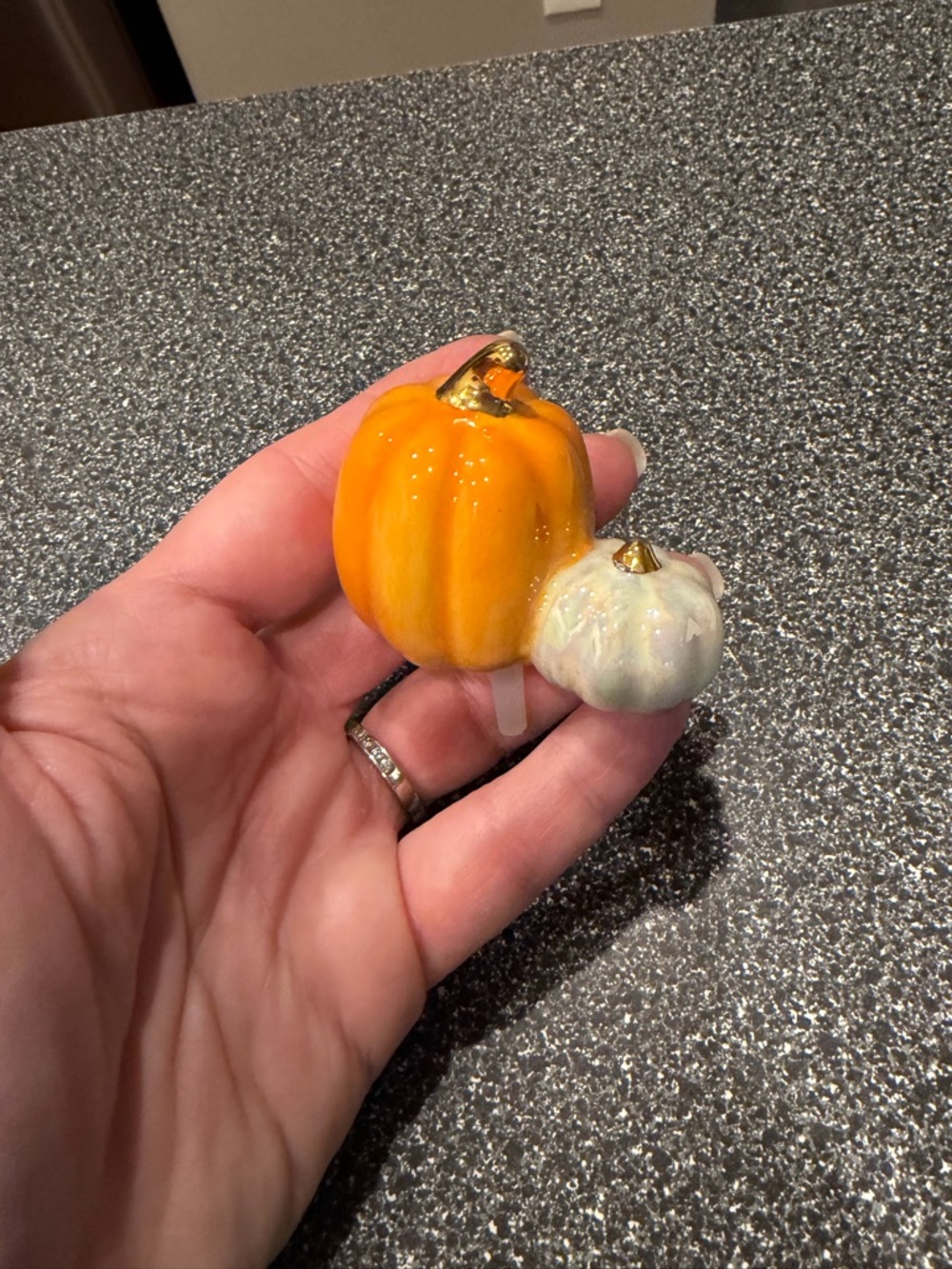 Nora Fleming Pumpkin SpiceDecorative Mini